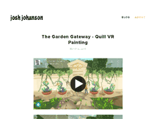 Tablet Screenshot of joshjohanson.com